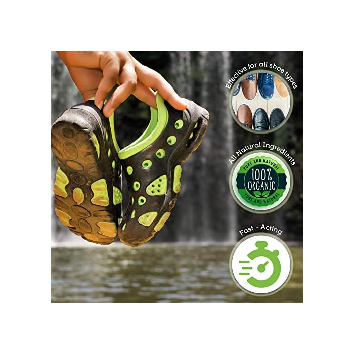 Shoe Deodorizer w/Travel Spray Odor Eaters for Shoes Essential Oil