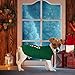 Christmas Dog Fleece Vest Xmas Dog Hoodie Elves Sweater Winter Clothes for Small Medium Dogs Puppy