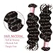 Donmily 10A Remy Brazilian Natural Wave Hair 3 Bundles 100% Unprocessed Brazilian Virgin Human Hair Weft Cheap Wavy Hair Weave Natural Color (8 10 12)