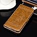 Galaxy Note 8 Case, Ranyi [Retro Leather Wallet] [Card Slots/Holder] [Kickstand Feature] Luxury Flip Retro Style Premium Leather Magnetic Wallet Case for Samsung Galaxy Note 8 (2017), brown