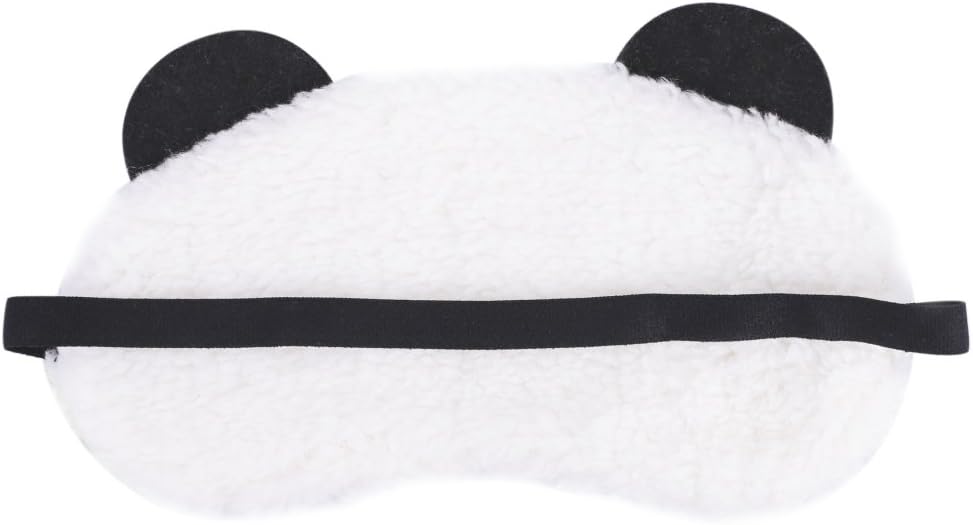 Cute Panda Sleep Eye Mask Sleep Mask for Nap Travel Blindfold Eyeshade for Sleep Lovely Soft Eyepatch for Girls Kids with Strap Adjustable Blindfold 1 Pack Good Night for Ladies Valentine Gift - Image 3
