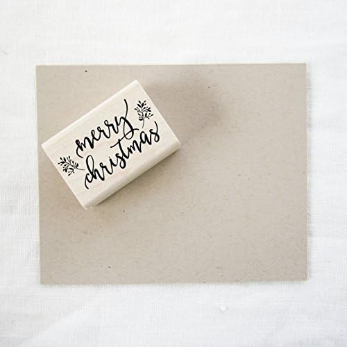 Merry Christmas Rubber Stamp