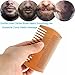 BEARD LEGEND Pocket Comb for Men, Dual Action Fine and Coarse Teeth, Premium Quality Pear Wood, Beard and Mustache Care, Perfect for Balms and Oils