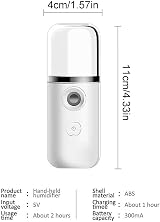 Fulenyi Nano Mister Eyelash Extensions Facial Skin Care Portable Mist Sprayer view 6