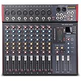 G-MARK MK800MP3 Professional Audio Mixer Console 8 Channels with MP3 Player +48V Phantom Power USB Bluetooth Reverb for Stage