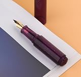 czxwyst Majohn Wancai II Mini Fountain Pen Fine Nib Starry Purple view 6