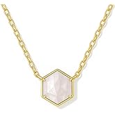 PAVOI 14K Gold Plated Gemstone Pendant Necklace | Dainty Chain Necklaces for Women | Amethyst, Onyx, Green Fluorite, Labradorite, Pearl, Rose Quartz, Agate, Sodalite, Turquoise Gemstone Pendants