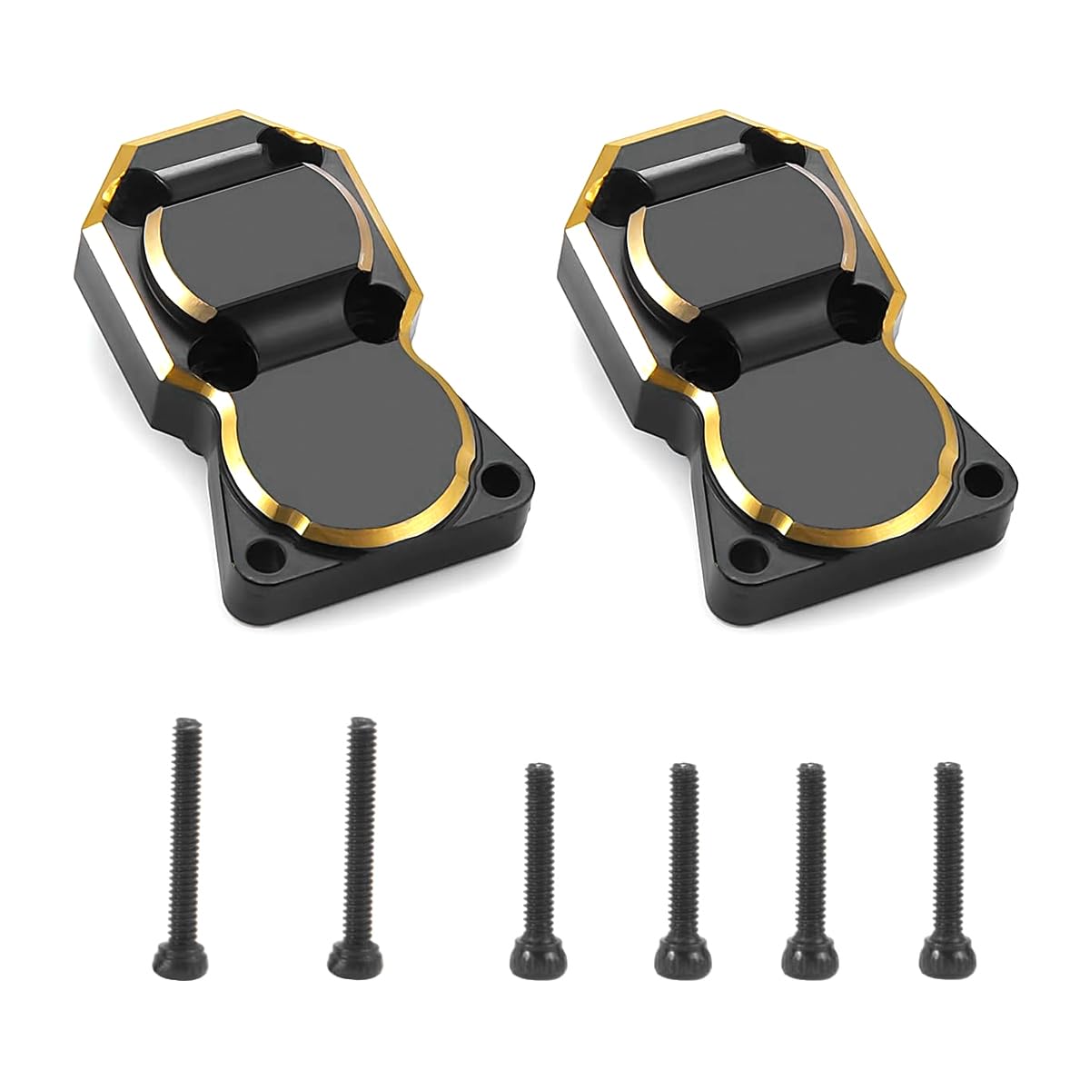 Durlo Heavy Duty Brass Differential Axle Cover for 1/24 SCX24 Deadbolt C10 JLU CRC B-17 AXI00005 Crawler Car​