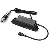 MOWEO T-902 Acoustic Guitar Active Soundhole Pickup Magnetic + Microphone Dual Pickup Systems with Volume Controls for Classic Guitars