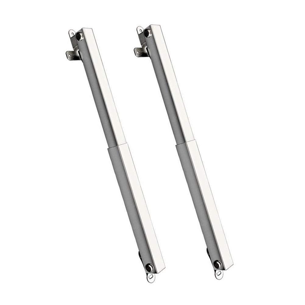 Gas Struts, Gas Spring, Gas Shocks, Soft Close Hinges, KAIISSA Stainless Steel Flap Fitting Gas Pressure Spring Lifting Support, 2X 100 N Gas Pressure Damper Lid Support for Tatami Toy Box Cupboard