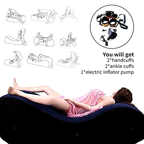 Buy Beser Inflatable Sofa,Yoga Chaise Lounge/Relax Chair,Sex Bed Sofa with Electric Pump