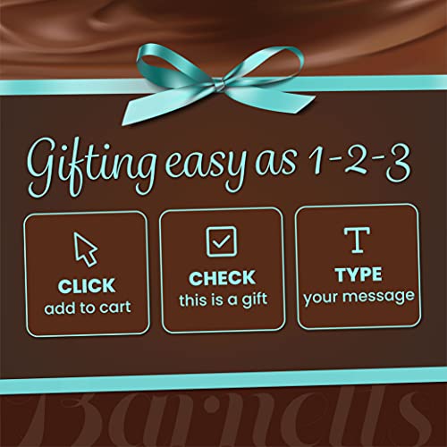 Birthday Chocolate Biscotti Gift Basket for Women & Men