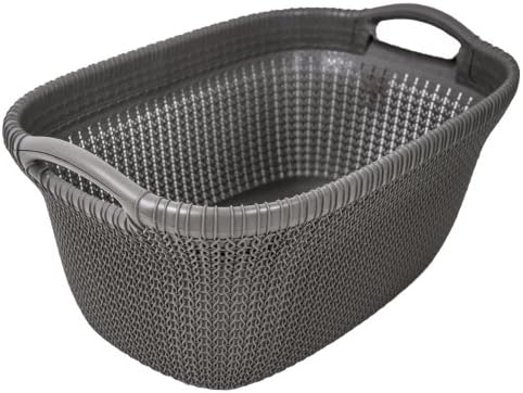 CurverKnit Laundry Basket Brown