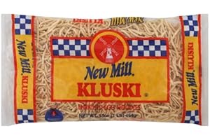 TAOINDUSTRY New Mill Egg Noodles, Enriched, Kluski, 16 oz, (pack of 6)