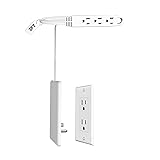 CABOCASA 3FT Ultra Flat Plug Extension Cord Power