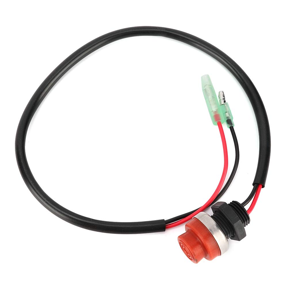 KIMISS Outboard Engine Start Switch Boat Start Switch Push Button Outboard Engine Boat Key Switches Marine Starting Switches Waterproof ABS Stop Keyless Push Button