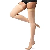 bropite Thigh High Compression Socks,20-30 mmHg Closed Toe Compression Stockings for Women,for Varicose Veins,Edema,DVT