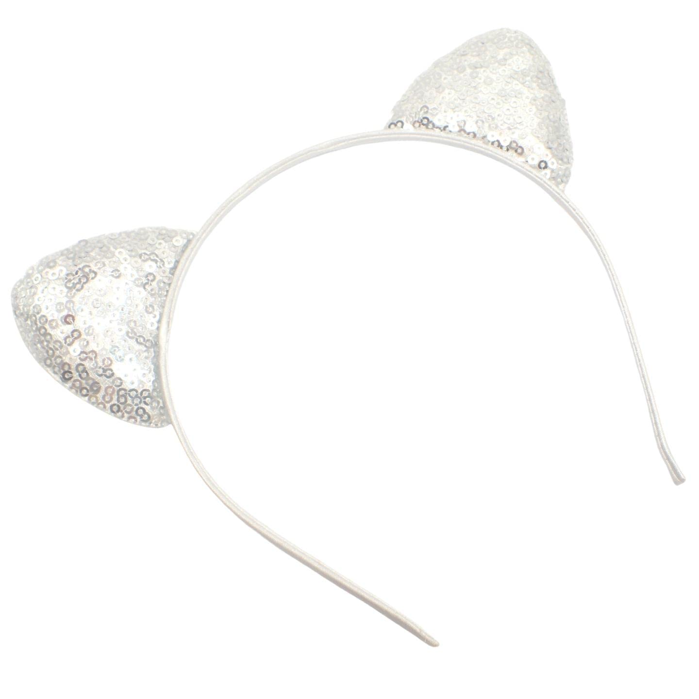 Topkids Accessories Cat Headbands - Black Cat Headband with Fluffy Ears for Adults & Kids - Fancy Dress Costume for World Book Day