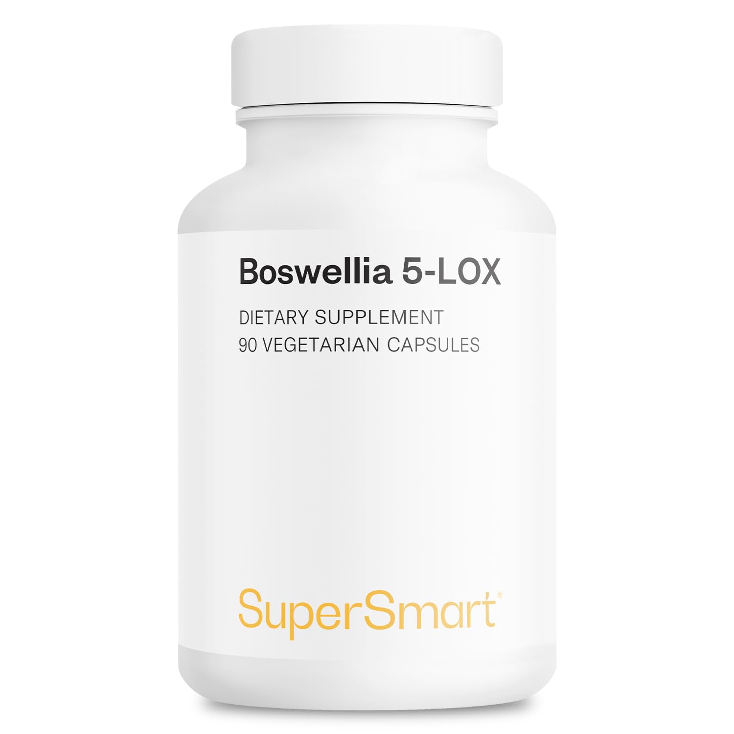 SuperSmart - Boswellia 5-LOX - Extract of Boswellia Serrata - Support Healthy Joint - Anti Inflammatory Supplement & Pain Relief | Non-GMO & Gluten Free & Gluten Free - 90 Vegetarian Capsules
