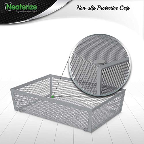NEATERIZE Storage Bins for Closet Organization 4 Multipurpose Storage