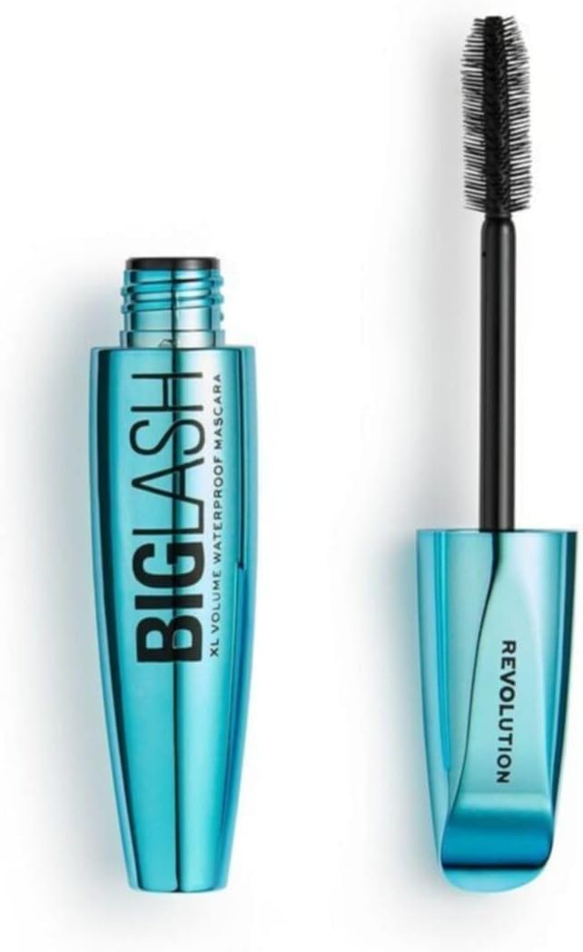 Makeup Revolution Big Lash Mascara Waterproof Volumising Lengthening Jet Black