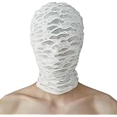YECRUX Full Face Mesh Mask for Adults | Stretchy Hood Costume Accessory for Halloween, Masquerade, Cosplay and Dress-Up Parties