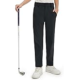 M MAELREG Young Golf Boys Uniform Pants Casual Stretch Water-Resistant Winter Fleece Kids Toddler Boy Pants with Pockets