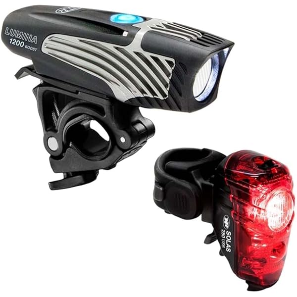 Batteria LED Busch &amp; M&uuml;ller Ricaricabile USB - Luci Per Bici, Unisex, Adulti, Nero, Facile Montaggio