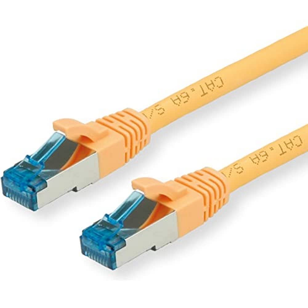 Value 21.99.1938 15 m FTP PatchCord Cat6a Ethernet Cable - Yellow