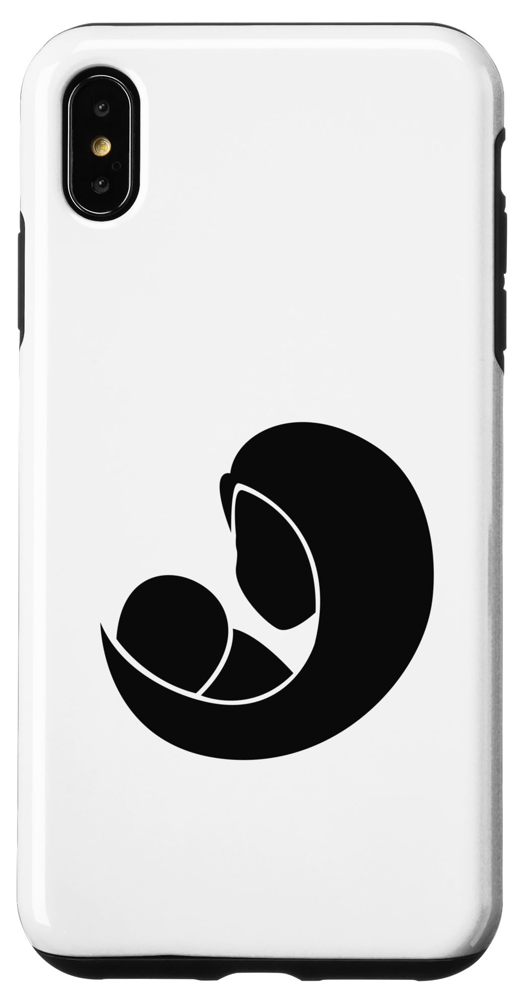 iPhone XS Max Mother with baby silhouette Case