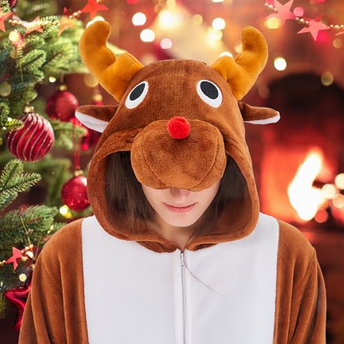 Reindeer Unisex Christmas Onesies For Adults GRNSHTS Family