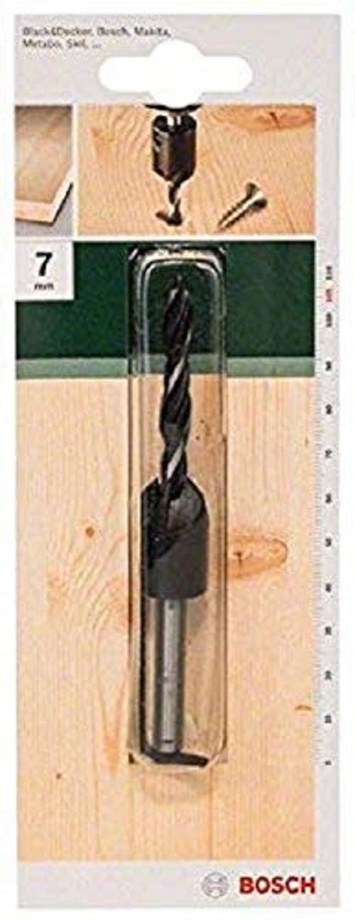 Bosch 2609255220 Wood Drill Bit with 90 Degree Countersink/Diameter 7mm