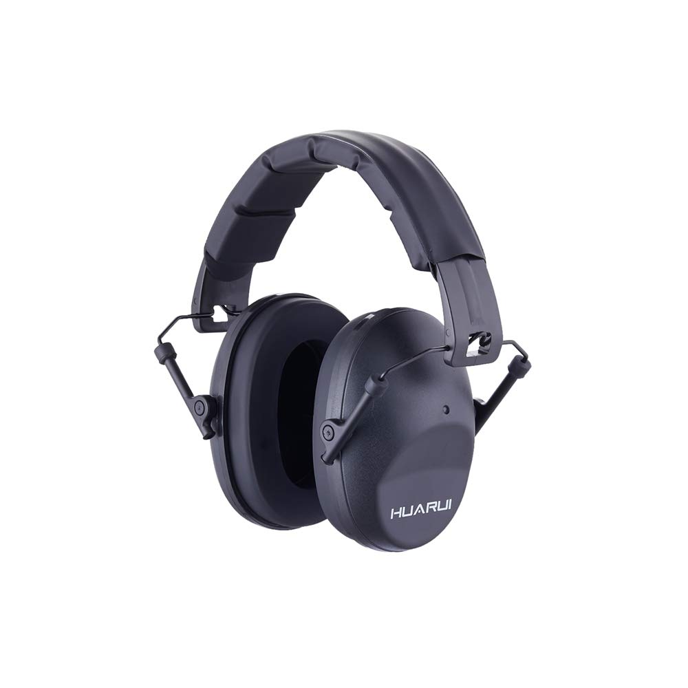 Photo 1 of HUARUI Noise Cancelling Ear Muffs, Ear Protection Safety Earmuffs for Shooting, Noise Reduction for Adults Kids Autism Hearing Protection (Black)