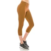 ALWAYS Women's Super Soft Capri Leggings - High Waisted Casual Yoga Pants