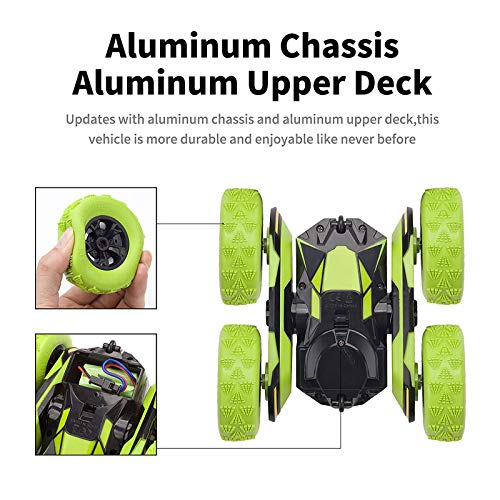 Haktoys Radio Remote Control Stunt Car 2 Sided AWD 360 Rotation RC