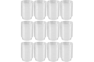MRTIOO 200 pcs 0.5oz Crested Gecko Food and Water Feeding Cups, Reptile Feeder Bowls, for Lizard and Other Small Pet Ledge Accessories Supplies