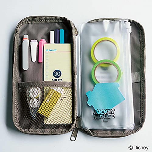 SPRiNG(スプリング) 2021年10月号:8/20発売【雑誌付録】ミッキーマウスデザイン シップス エニィ ノート風マルチポーチ