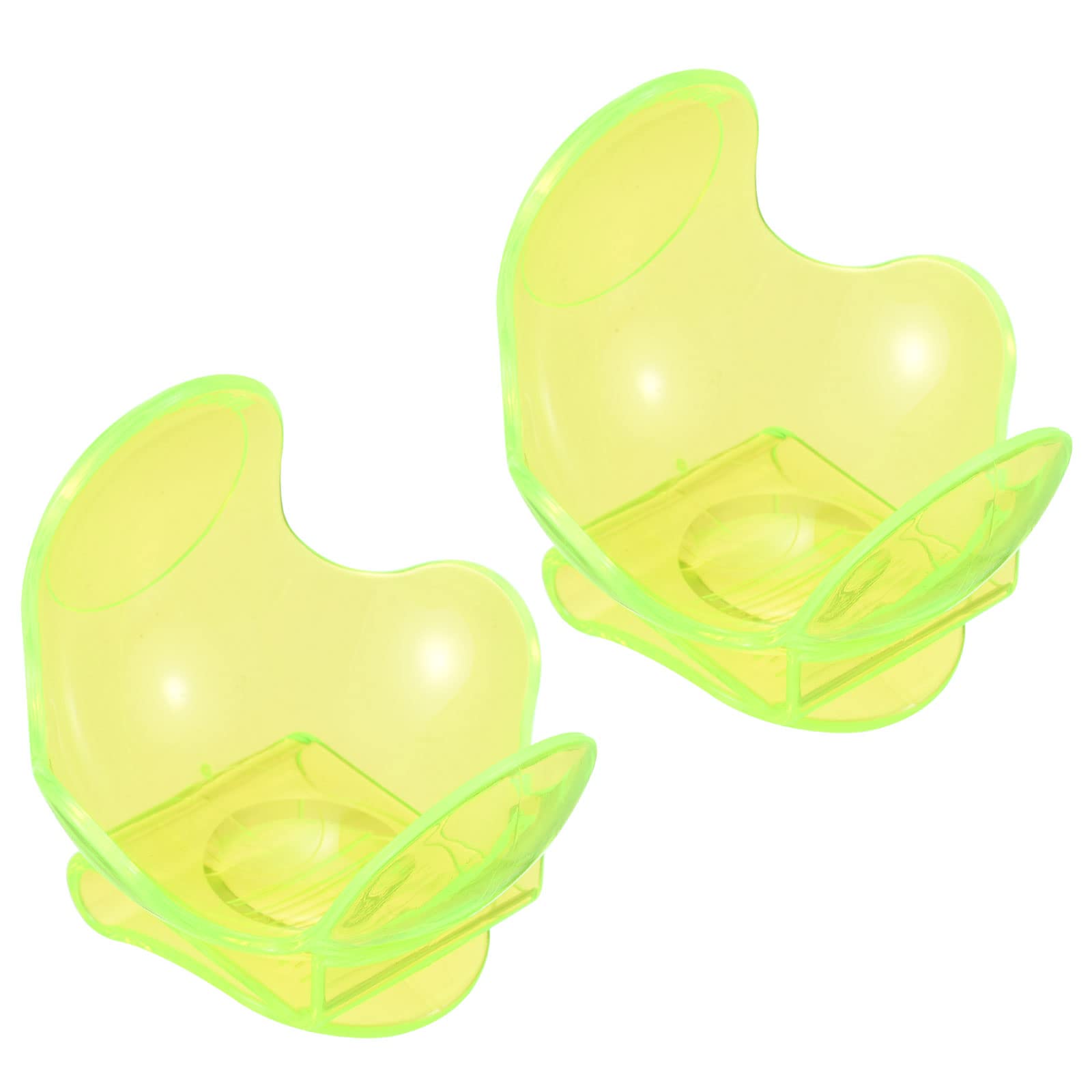 PATIKIL Tennis Ball Holder Waist Clip, 2 Pack Tennis Ball Clip ABS Waistband Clip Holder Sports Equipment for Tennis Training, Fluorescent Yellow