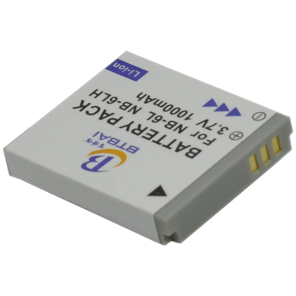 BTBAI Camera Battery For NB-6L NB-6LH NB6L NB6LH PowerShot SX520 SX60 SX600 SX700 SX540 HS IS Digital k1a