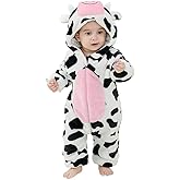 CuteOn Toddler Halloween Costume Onesie Cosplay Romper Christmas Infants Baby Costume Cow 3Months-4Years