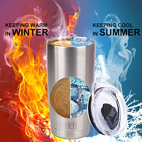 Tumbler Lid Fits YETI Rambler Or Old Style Rtic Coffee Tumbler Replacement For Spillproof