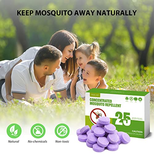 MAGIC CAT Mosquito Repellent Outdoor Patio, 25 Pack Mosquito Repellent