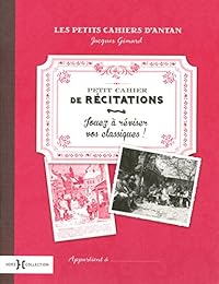 Petit cahier de récitations