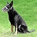BRONZEDOG Dog Muzzle Wire Basket Metal Mask for Small, Medium and Large Dogs, Breathable, Dog can Drink, Adjustable, Padded, Training, Prevents Biting (Size 5: Belgian Malinois & Golden Retriever)