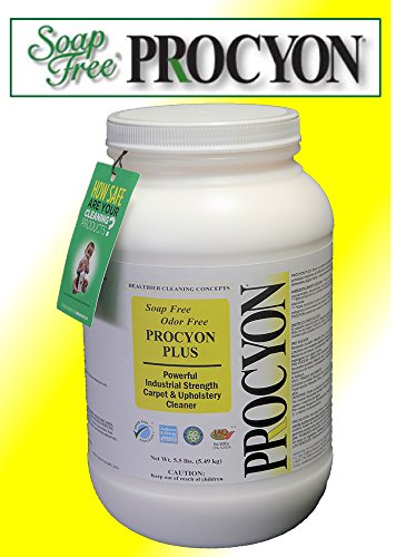 1 Each- 5.5 lb. Jar - Soap Free PROCYON PLUS Powder Carpet Cleaner