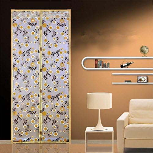 Air Conditioning Curtains Summer Air Conditioning Windproof Curtains Kitchen Anti-Fog Anti-Mosquito Curtains Home Magnetic Insulation Plastic Translucent Curtain , 100*210cm
