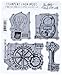 Stampers Anonymous Tim Holtz Cling Rubber Stamp Set, 7 by 8.5-Inch, Industrial Blueprint