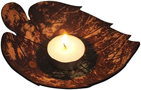 DDideas Coconut Shell soap Dish, Jewelry Holder, Candle Holder, Key Holder
