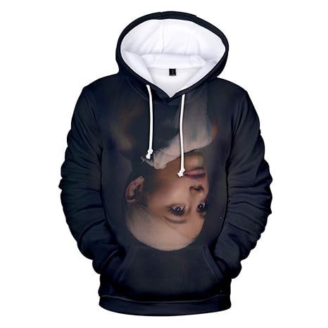 WYDHHLD Unisex Hoodies Ariana 3D gedruckt Grande Hoodie Pullover Graphic Sweatshirts mit Kapuze mit großer Tasche für Männer 