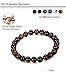 FUNRUN JEWELRY 6PCS Bead Bracelets for Men Women Natural Stone Mala Bracelet (A: 6 PCS Style1)